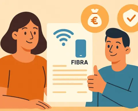 Imagen que representa las ventajas de contratar fibra y móvil en una misma tarifa